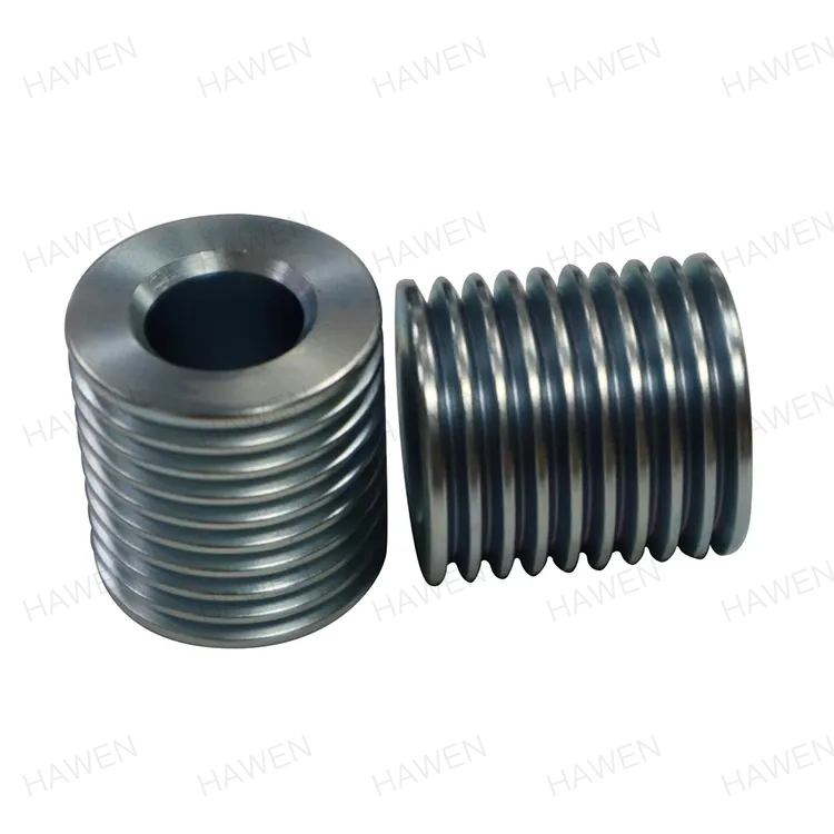 Polia de correia com nervuras em V